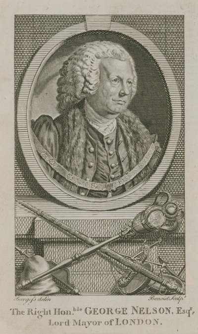 Der ehrenwerte George Nelson, Lord Mayor von London von English School