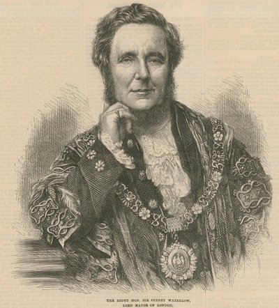 Der ehrenwerte Sir Sydney Waterlow, Lord Mayor von London von English School