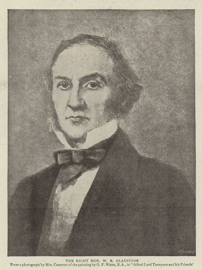 Der ehrenwerte W E Gladstone (Lithographie) von English School