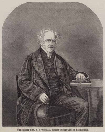 Der hochwürdige J. C. Wigram, designierter Bischof von Rochester (Stich) von English School