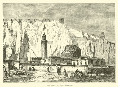 Der Felsen von Van, Armenien von English School