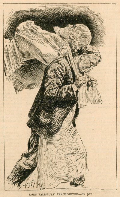 Die Royal Academy, London; Lord Salisbury transportiert - vor Freude von English School