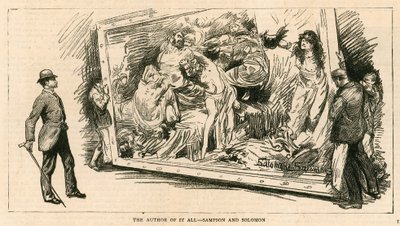 Die Royal Academy, London; Der Urheber von allem - Sampson und Solomon von English School