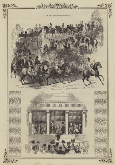 Die königliche Prozession zu den Ascot-Rennen von English School