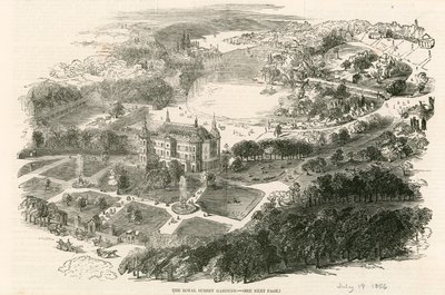 Die Royal Surrey Gardens (Surrey Zoological Gardens), London von English School