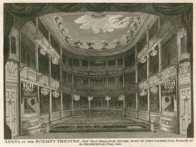 Das Royalty Theatre, Well Street, Wellclose Square, London von English School