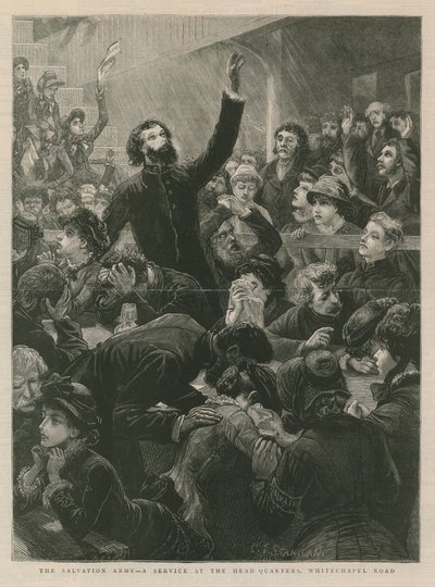Die Heilsarmee - ein Gottesdienst im Hauptquartier an der Whitechapel Road von English School