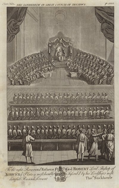 Der Sanhedrin oder Große Rat der Juden von English School