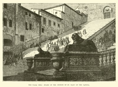 Die Scala Coeli, Treppen der Kirche St. Maria des Kapitols von English School