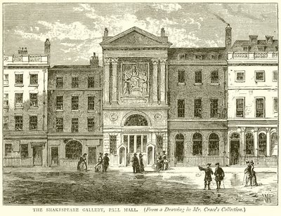 Die Shakespeare-Galerie, Pall Mall von English School