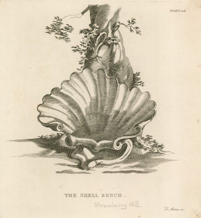 Die Muschelbank, Strawberry Hill, London von English School