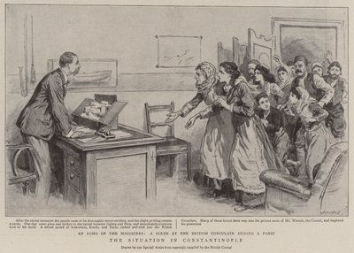 Die Situation in Konstantinopel von English School