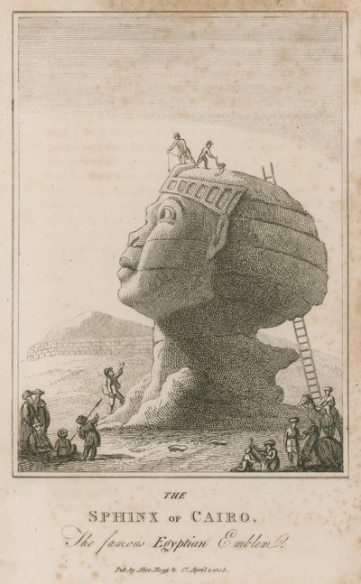 Die Sphinx von Kairo, das berühmte ägyptische Symbol von English School