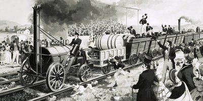 Die Geschichte des Dampfes: Züge auf Probe. Stephensons 