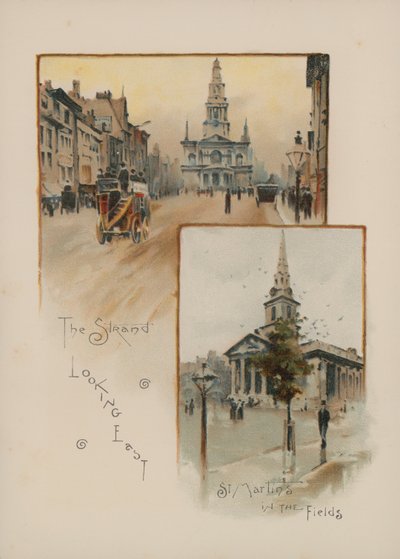 Der Strand nach Osten, St. Martin in the Fields von English School