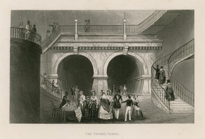Der Thames-Tunnel von English School