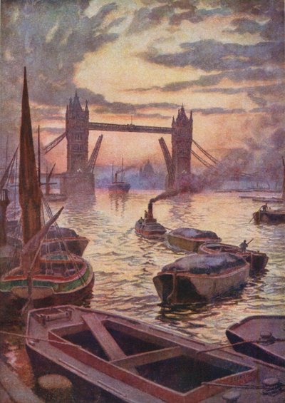 Die Tower Bridge von English School