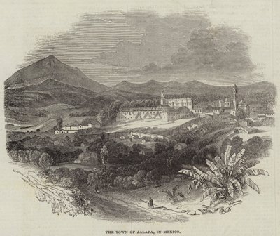 Die Stadt Jalapa in Mexiko von English School