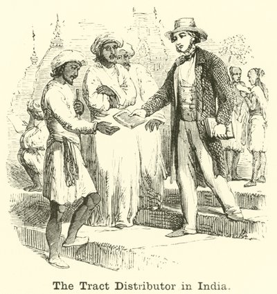 Der Traktatverteiler in Indien von English School