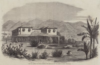 Die Vigia, Madeira, die Winterresidenz Ihrer Kaiserlichen Majestät der Kaiserin von Österreich (Stich) von English School