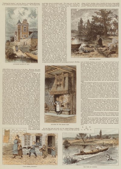 Die Wanderungen des Käfers (Farblithografie) von English School