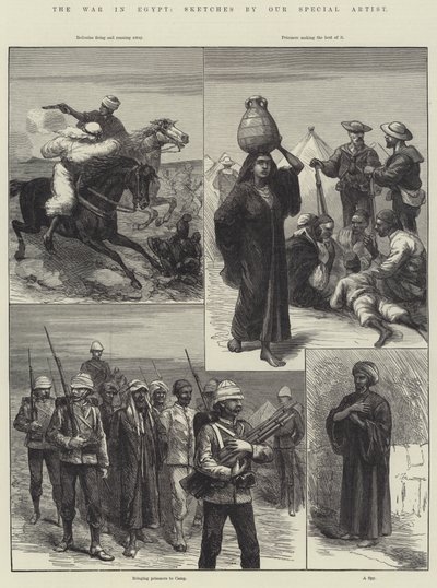 Der Krieg in Ägypten (Stich) von English School