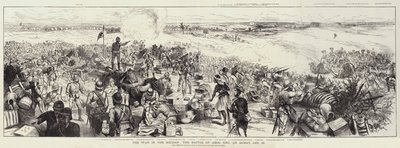 Der Krieg im Sudan, die Schlacht von Abou Kru oder Gubat von English School
