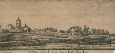 Das Wasserhaus, Islington, von der Straße nach Grays Inn von English School