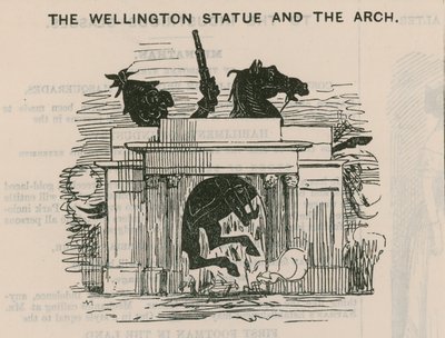 Die Wellington-Statue und der Bogen von English School