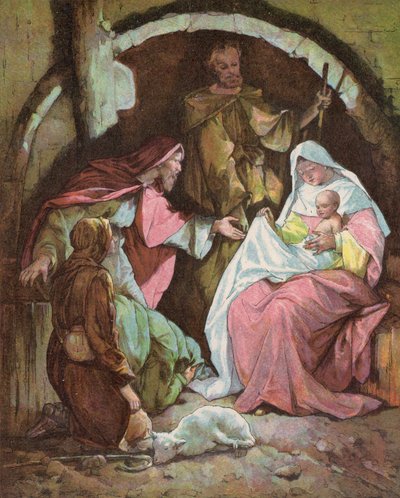 Die Weisen finden das Jesuskind von English School