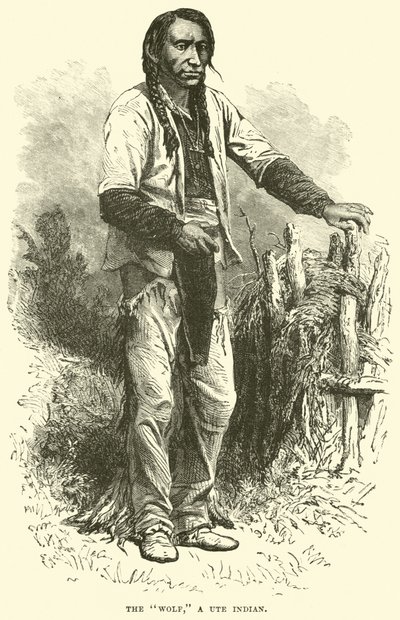 Der Wolf, ein Ute-Indianer von English School