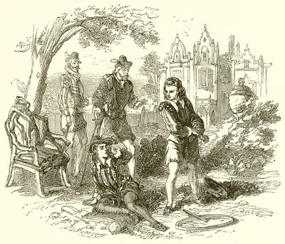 Der junge Oliver Cromwell von English School