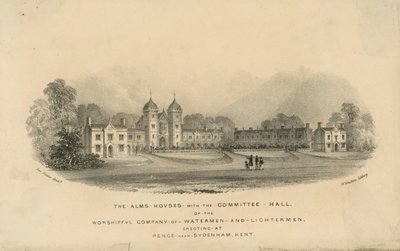 Die Armenhäuser der Worshipful Company of Watermen and Lightermen von English School