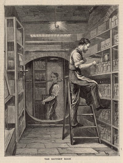 Der Batterieraum von English School