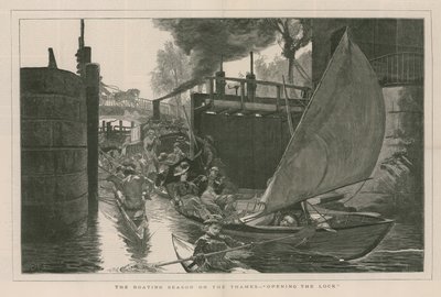 Die Bootssaison auf der Themse von English School