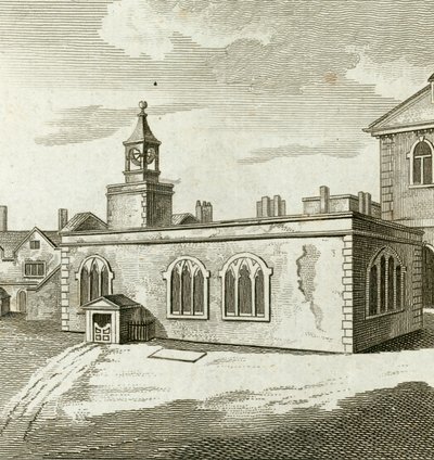 Die Kapelle im Tower of London von English School