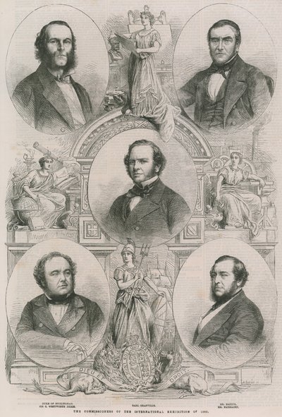 Die Kommissare der Internationalen Ausstellung von 1862 von English School