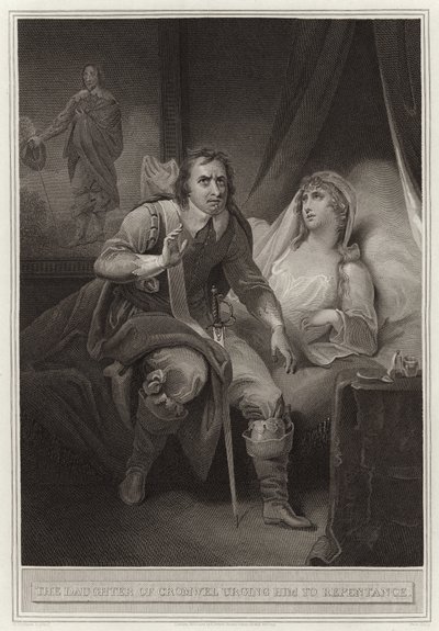 Die Tochter von Cromwell drängt ihn zur Reue von English School