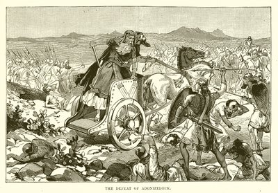 Die Niederlage von Adonizedek von English School