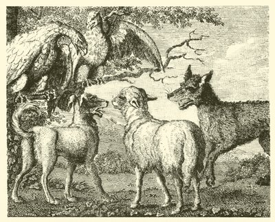 Der Hund und das Schaf von English School