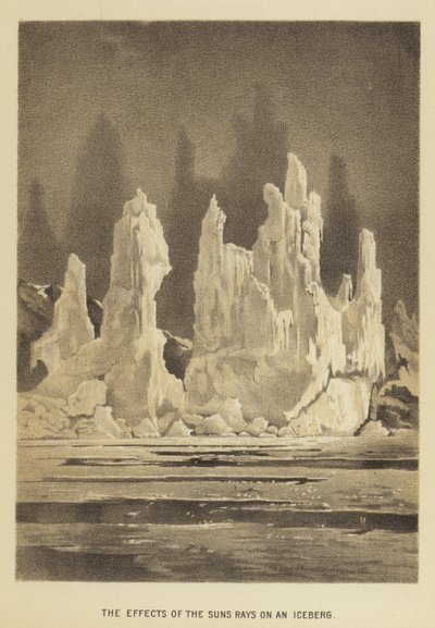 Die Auswirkungen der Sonnenstrahlen auf einen Eisberg von English School
