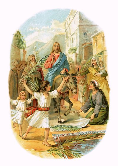 Der Einzug in Jerusalem von English School