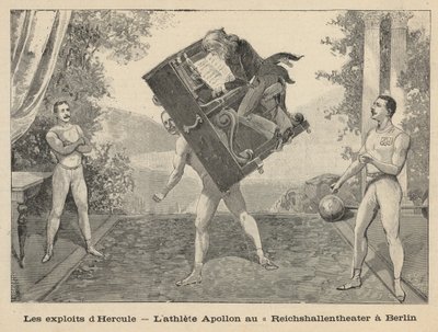 Die Heldentaten des Herkules - der athletische Apollon im Reichshallen-Theater, Berlin von English School