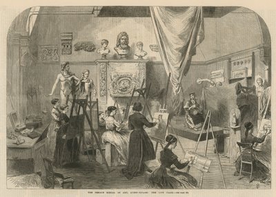 Die Mädchenschule der Kunst in Queen Square von English School