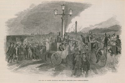 Das Feuer bei Messrs Maudslay und Fields von English School