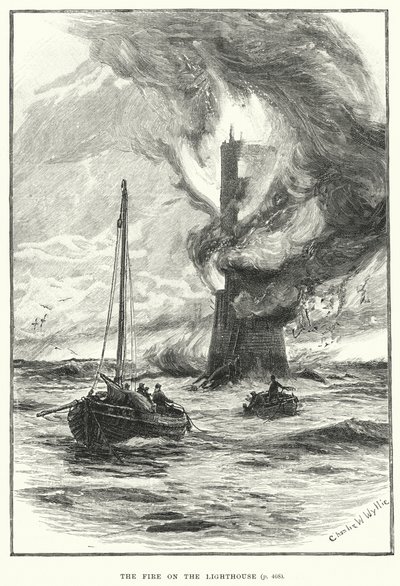 Das Feuer auf dem Leuchtturm von English School