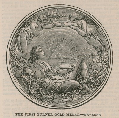 Die erste Turner Goldmedaille (Rückseite) von English School