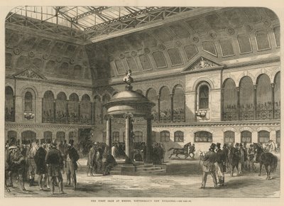 Der erste Verkauf im neuen Gebäude von Messrs Tattersalls von English School