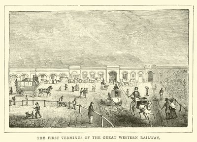 Der erste Endbahnhof der Great Western Railway von English School