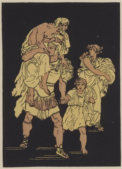 Die Flucht aus Troja von English School